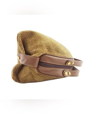 Borbonese Women’s Vintage Suede Iconic Clutch Bag/Hand Bag